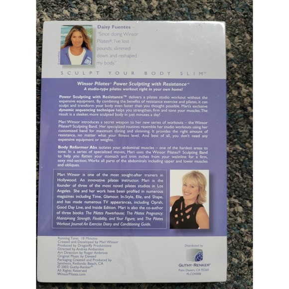 Windsor Pilates ABS Workout Power Sculpting DVD - Picture 2 of 2